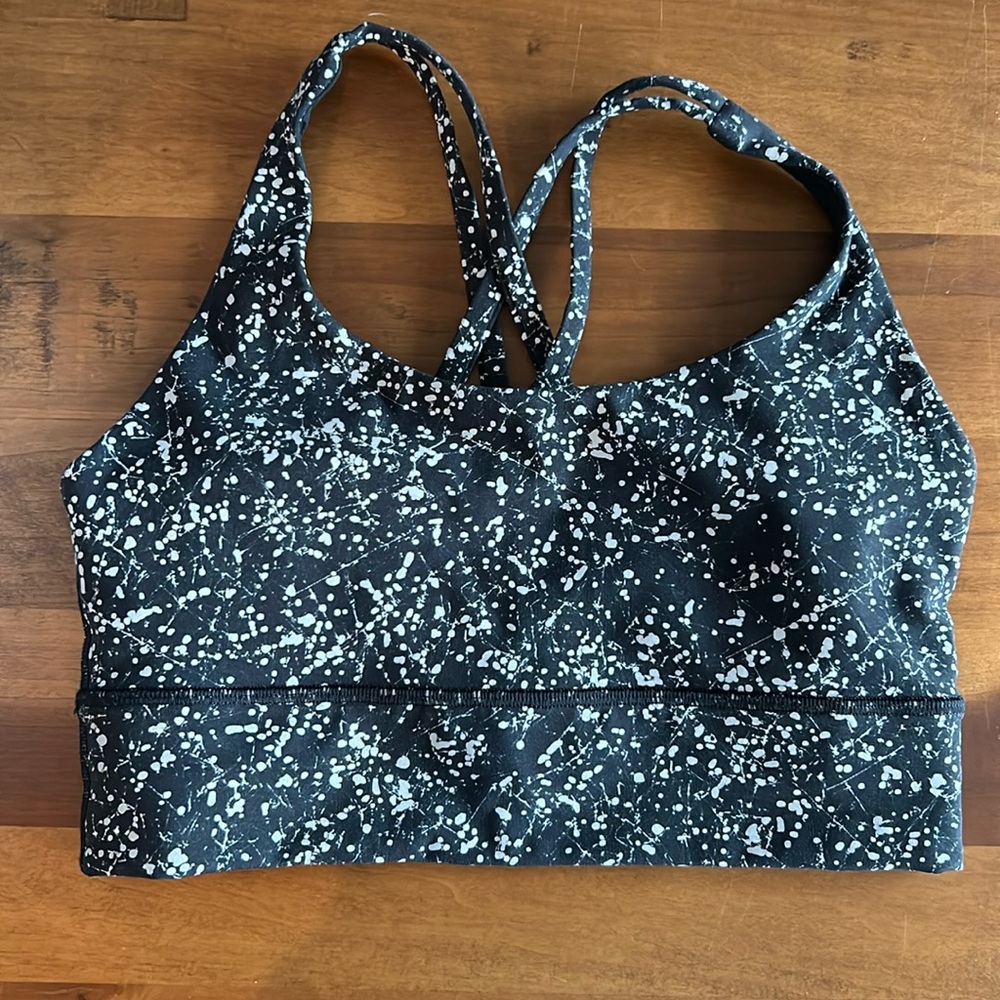 Lululemon Energy Reflective Long-Line Bra Medium Support, B–D Cups